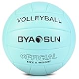 Soft Official Volleyball for Indoor Outdoor Beach, Size 5 Training Volleyball for Beginner Teenager Adult…