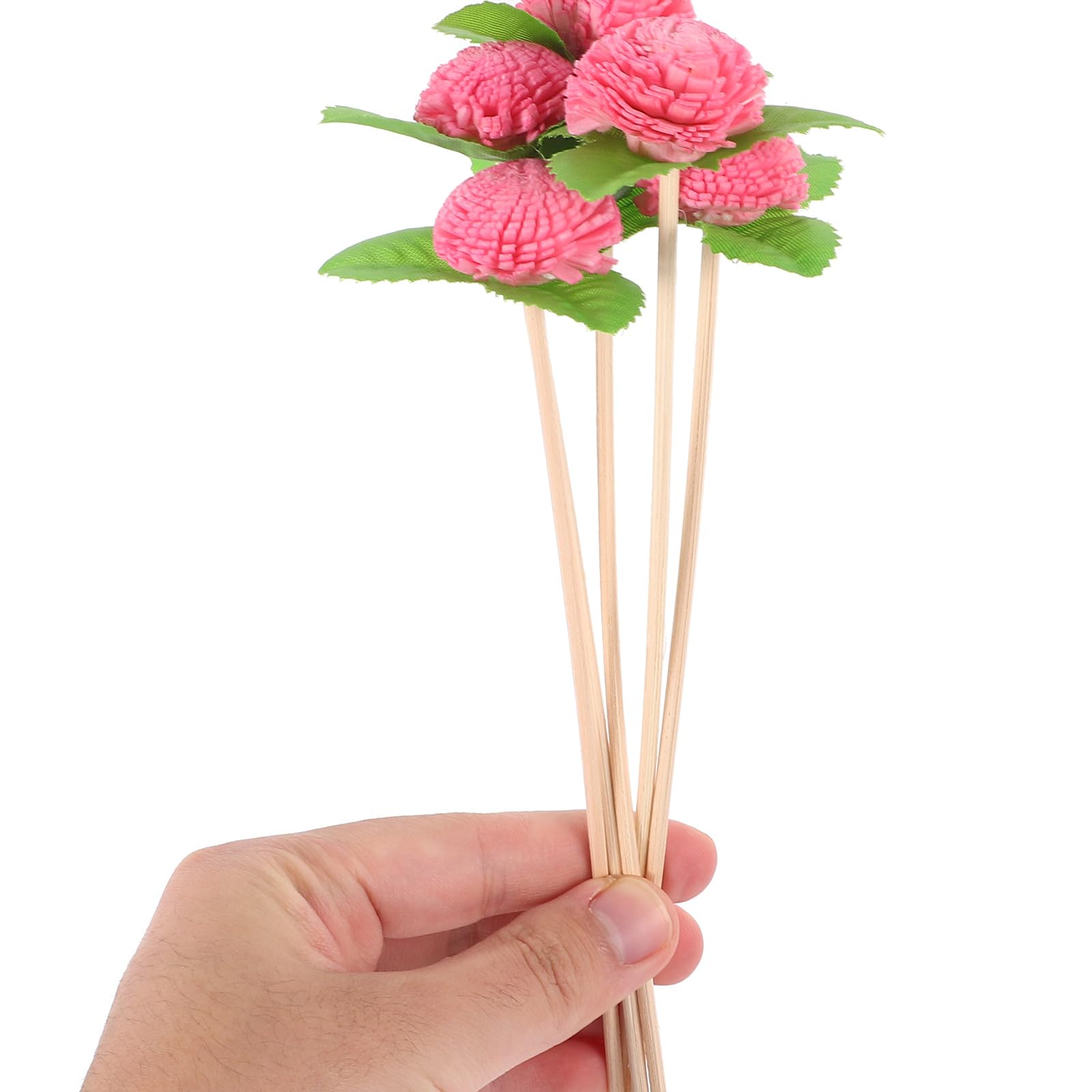 Toyvian Bâtonnets Diffuseurs Aromatiques 5pcs en Bois et Plastique Accessoires Aromathérapie, Remplacement pour Diffuseur de Parfum pour Espace et Huile Essentielle