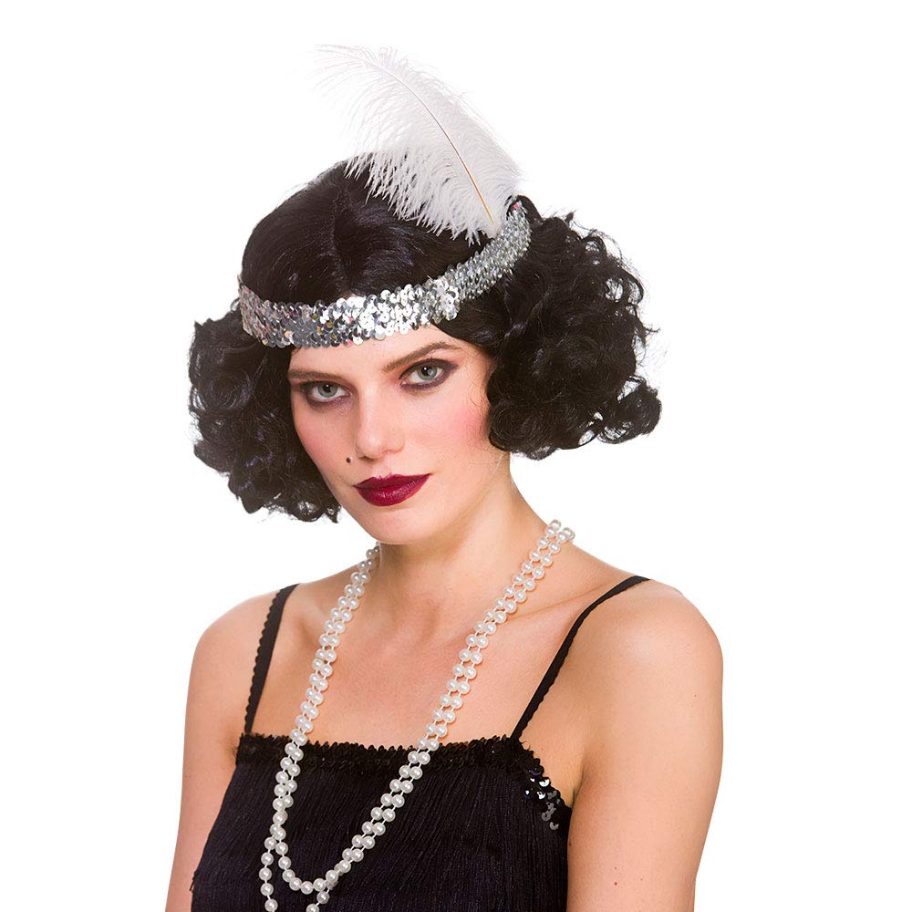 Parrucca Golden Twenties Milano Party | Stile Anni '20 Charleston Flapper | Per Carnevale E Feste A Tema