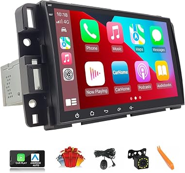 CUSP 8 Inch Android Car Stereo for Chevy Silverado Tahoe Suburban Avalanche Impala Traverse GMC Sierra Yukon Acadia, Wireless CarPlay, Wired Android Auto, GPS Navigation, Bluetooth, SWC, WiFi