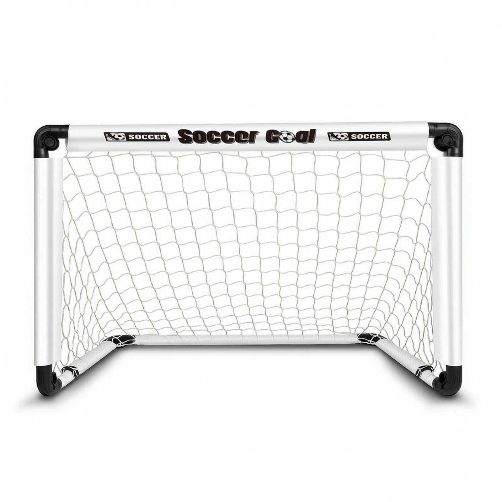 Foldable Soccer Goal Compact Portable Soccer Goal Lightweight Athletic Gear for Kids, Adolescents, Training, Backyard, Outdoor M B White-image-42