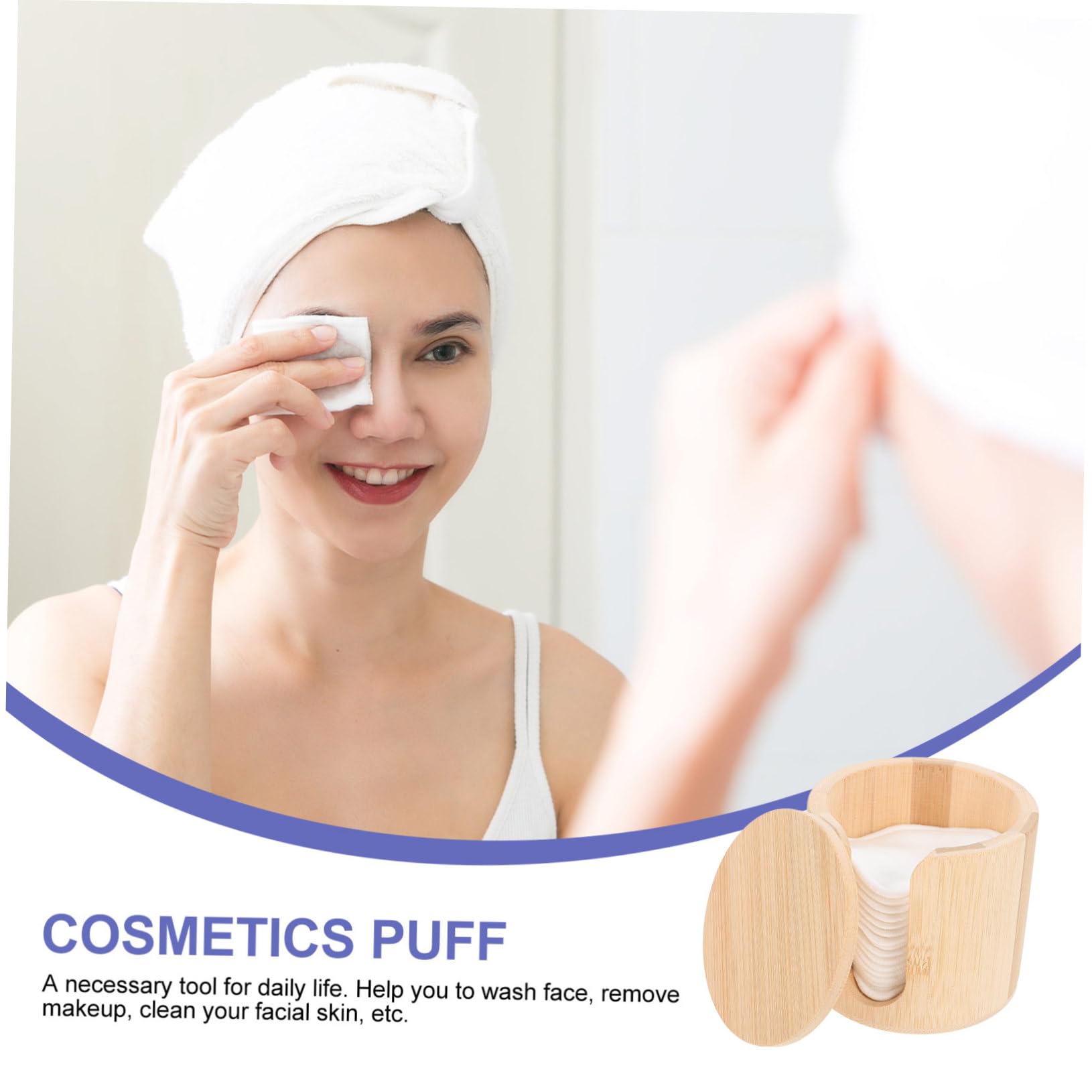 Mikrozell Wattepads Wiederverwendbare Kosmetikpads Make-up-entferner-pads Runde Baumwolle Pads Gesichtswaschschwamm Make-up-tool