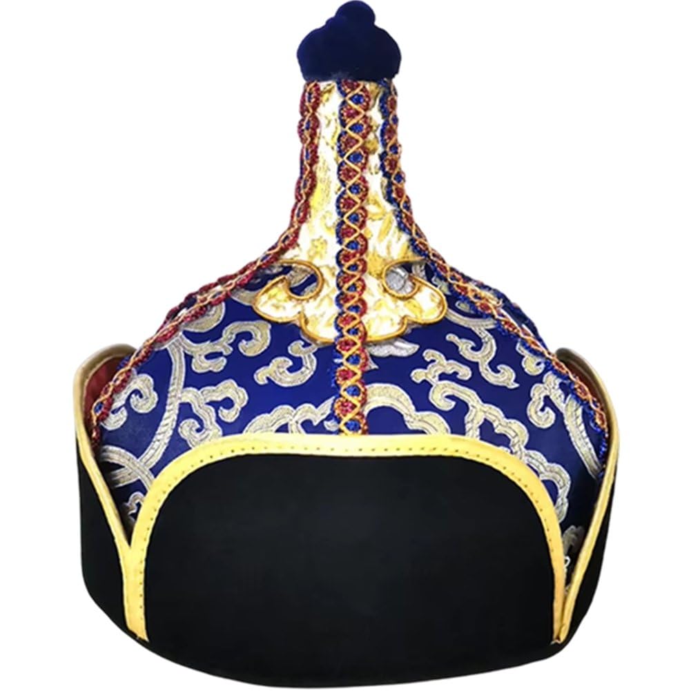 Accessoires pour robes mongoles et chapeau traditionnel de danse
