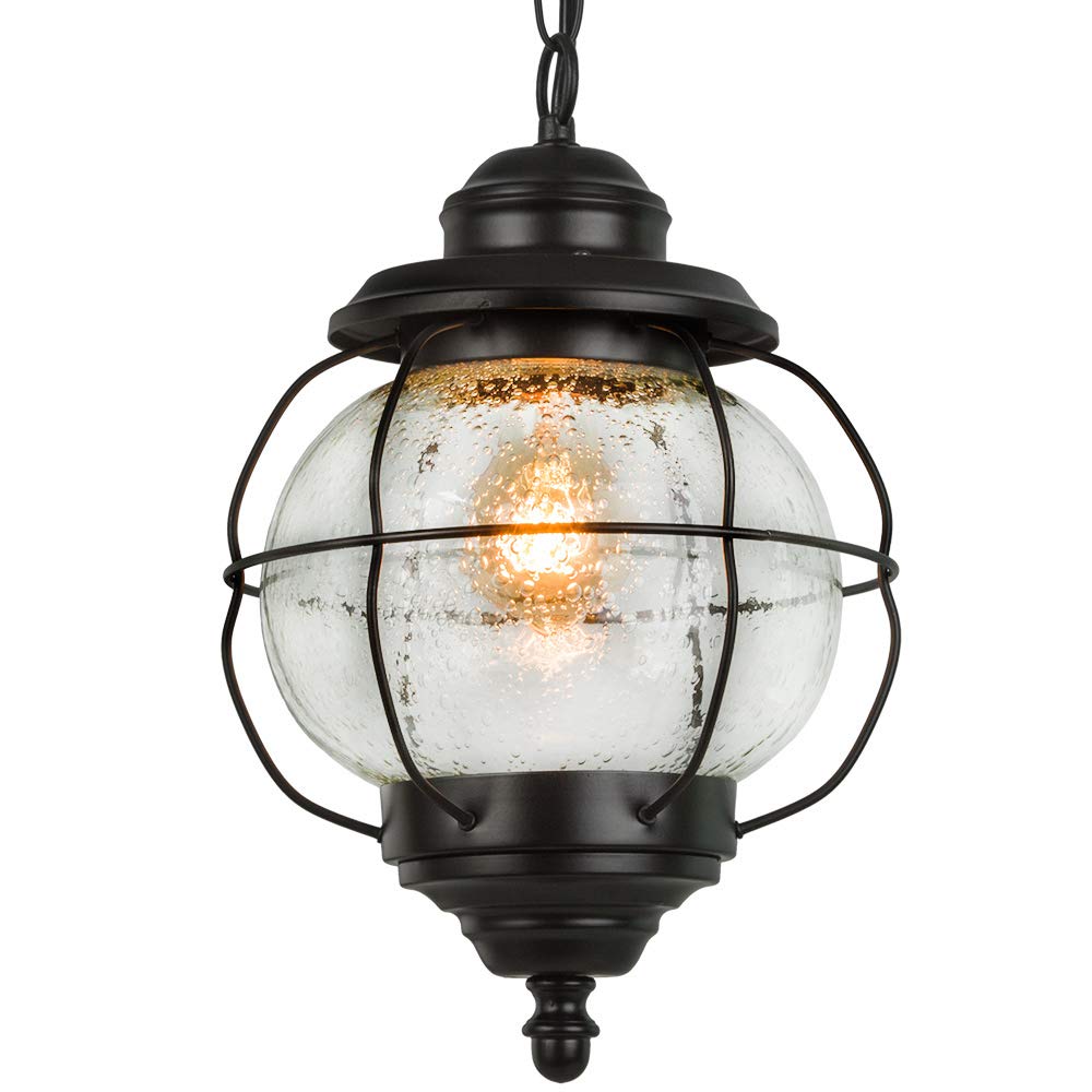 Buy LALUZ Outdoor Pendant Lights, Farmhouse Ceiling Hanging Porch
