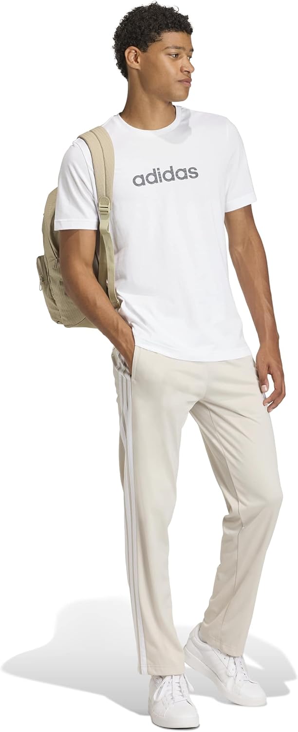 Adidas Mens 3-Stripes Tricot Open Hem Track Pants - Image 2