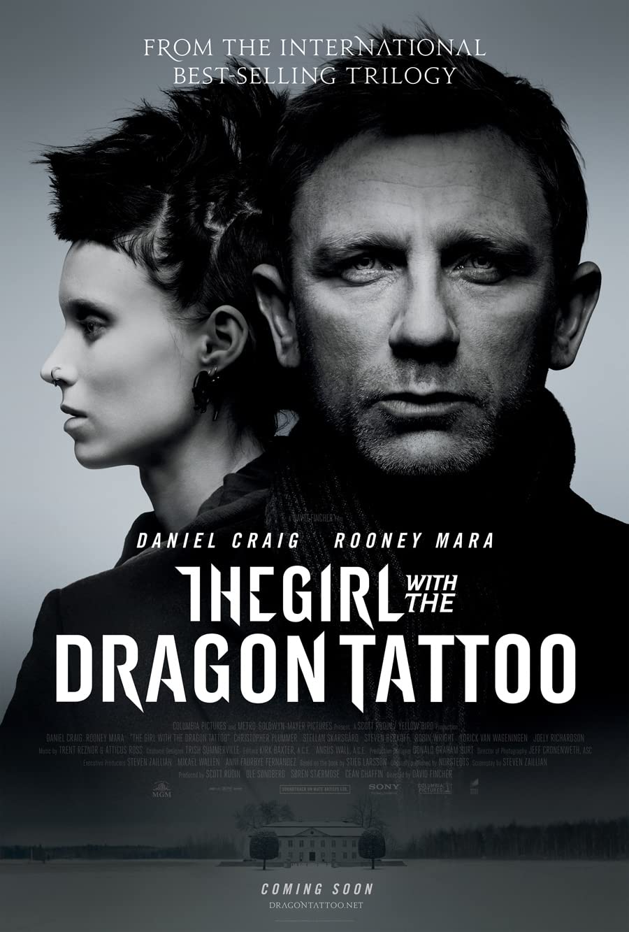 Amazon.co.jp: The Girl with the Dragon Tattoo映画ポスター2 Sided元