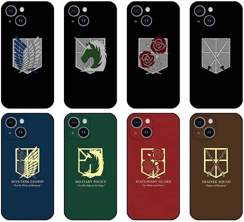 Titan Phone Case AOT Cases for iPhone Survey Corps Wings