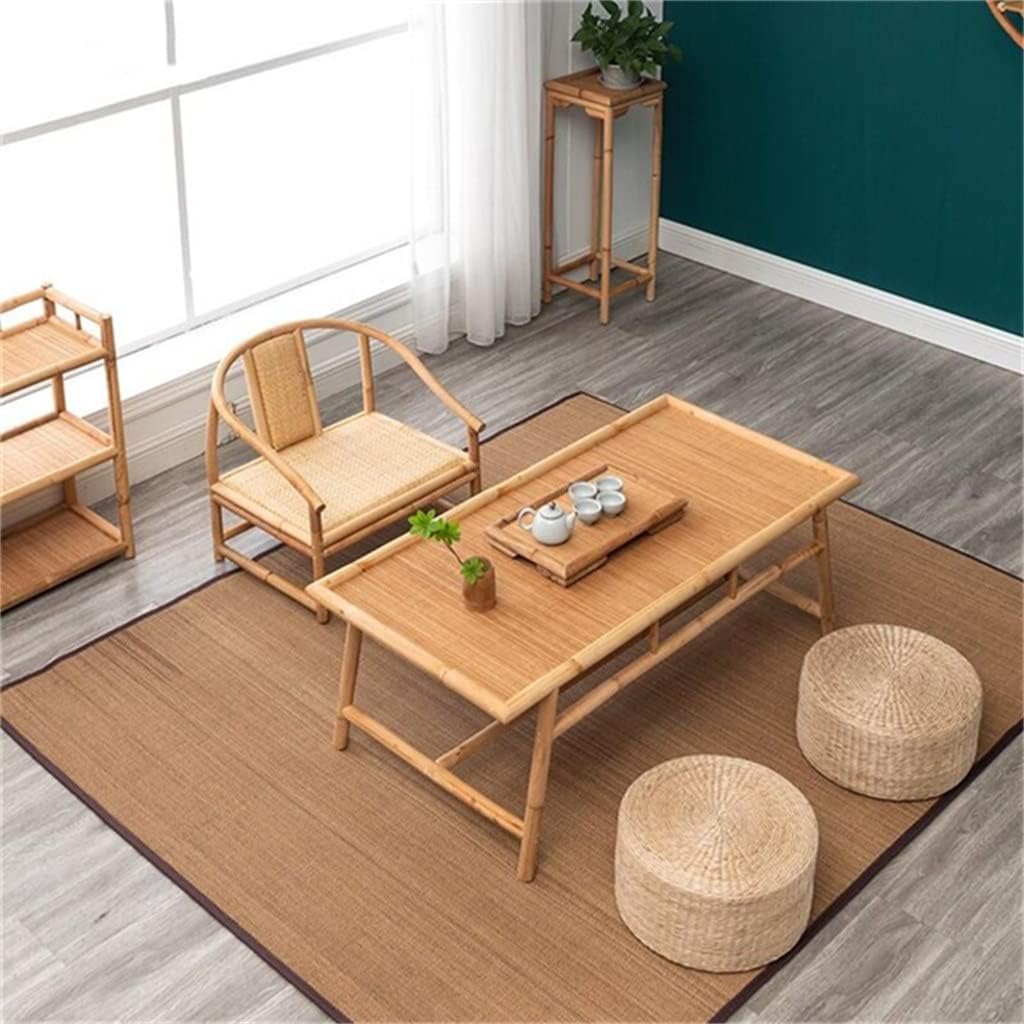 Coffee Table Living Room Tea Room Retro Table Student Desk Serving Tray for Working or Laptop (Color : Natural, Size : 120x50x45cm) (Natural 100x50x45cm) image 2