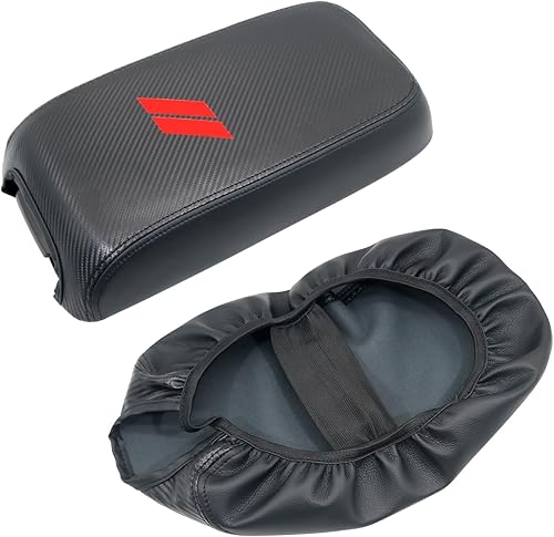 Miniatura 6 de Funda de consola central para Dodge Charger Accesorios 2011-2021 2022 2023 para Chrysler 300 2015-2022 Funda de cuero para reposabrazos de caja de