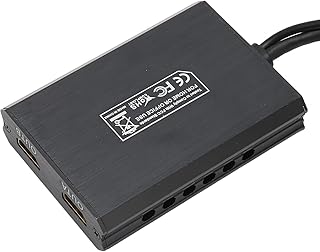 USB 3.0 to Dual HDMI UHD Universal Adapter, Supports up to 2 Monitor Displays, 4K@30Hz and 3840x2160 60Hz External Video Card Adapter Support Wins 10 8 8.1 7 XP Vista OS