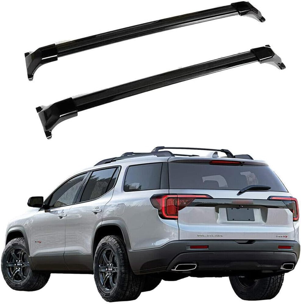 Aluminum Cross Bar Fits for GMC Acadia 2017 2018 2019 2020 2021 2022 2023 Canoe Kayak Carrier Rail Racks