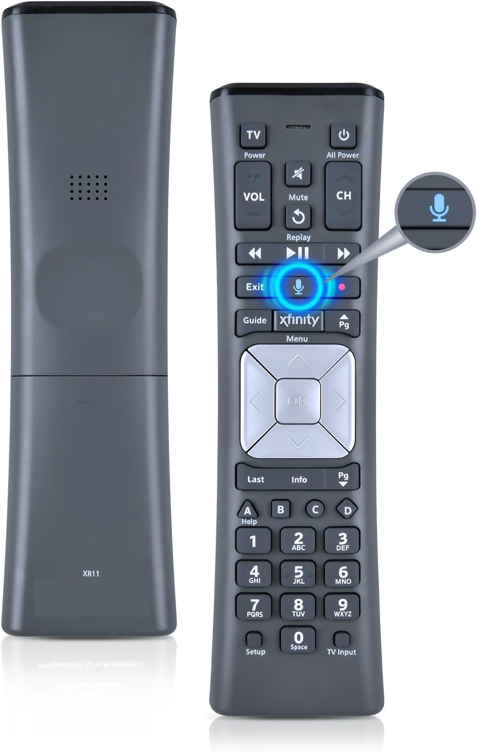 New Replacement for Xfinity XR11 Voice Remote Control for XFinity Comcast Activated Cable TV Backlit Remote Control
