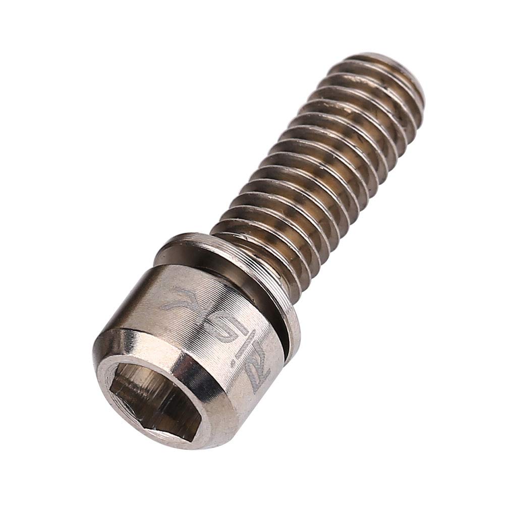 Bulloni del freno a disco, 4 pezzi M6x18mm Bullone del morsetto del freno a disco della i Bulloni del supporto della staffa del freno a disco Vite fissa con guarnizione(Titanio