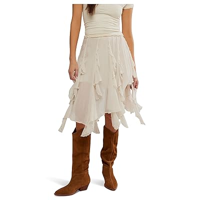 Free People Susanna Knee length Midi Skirt Women