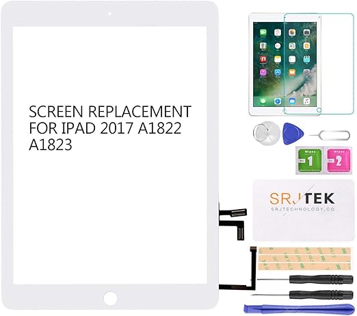 Amazon Com Srjtek For Ipad 17 A12 A13 9 7 Touch Screen Front Panel Replacement Glass Assembly Repair Parts No Lcd No Instructions Without Home Button Tools Tempered Glass White Amazon Com Srjtek For Ipad 17 A12 A13 9 7 Touch Screen Front Panel Replacement Glass Assembly Repair Parts No Lcd No Instructions Without Home Button Tools Tempered Glass White