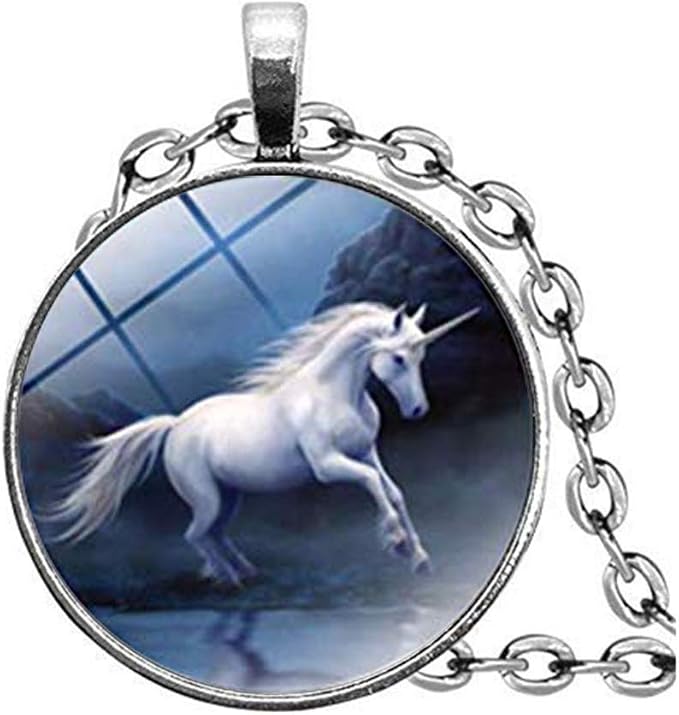 Unicorn necklace, handcrafted personalized pendant, fashion