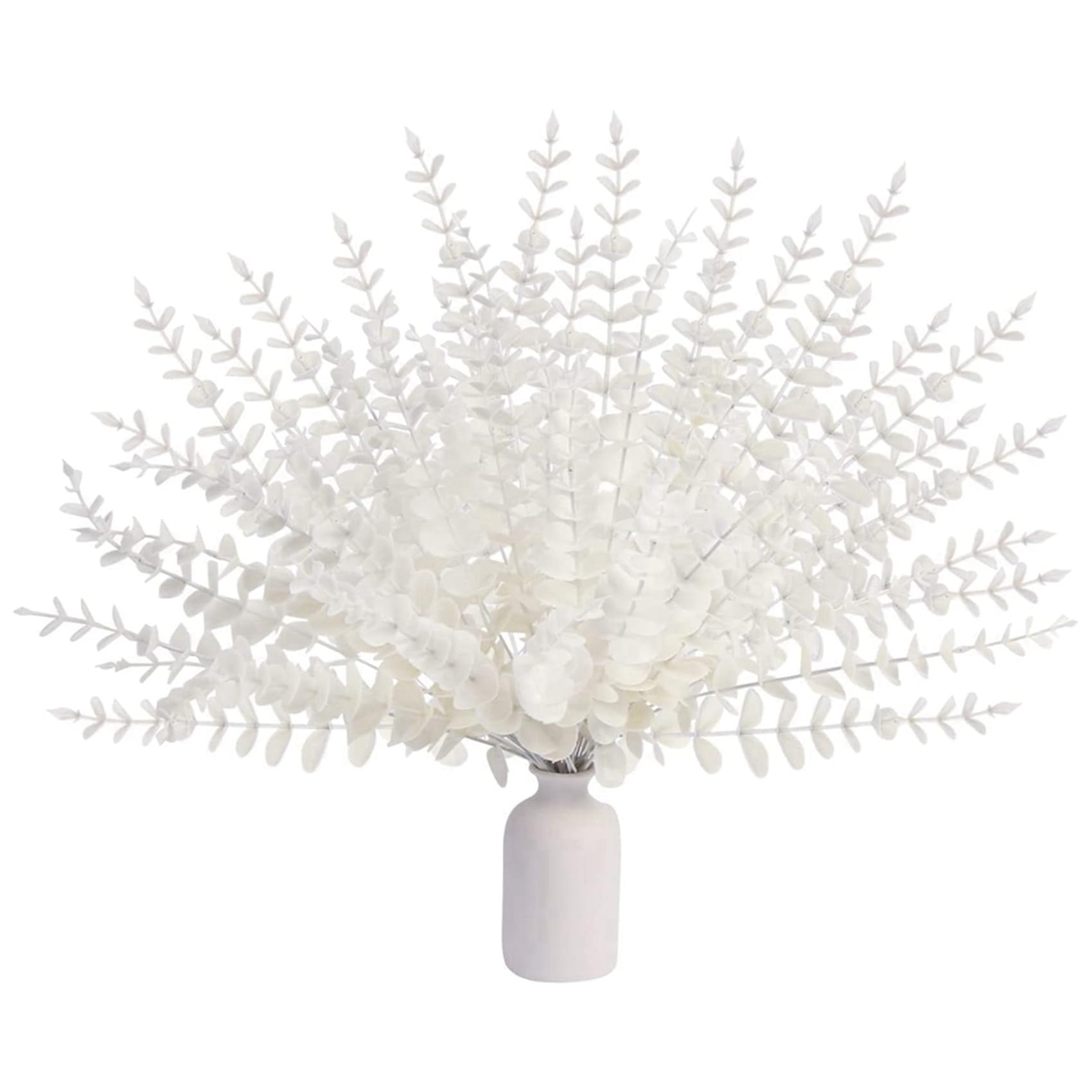 Gambi di Eucalipto Artificiale, 144 Pezzi di Rami di Eucalipto Finto Foglie per la Decorazione Floreale di Bouquet da Sposa