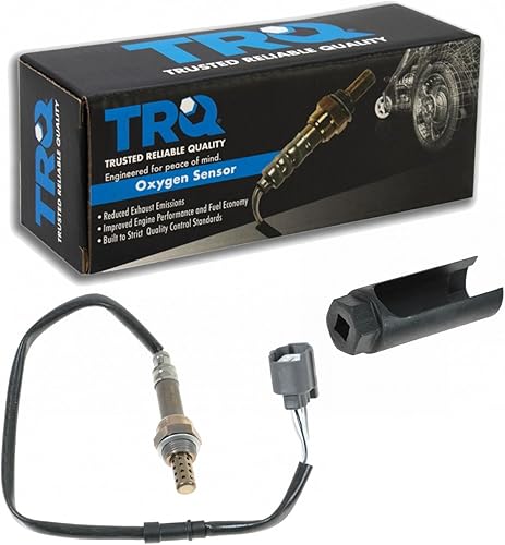 Vista 122 de TRQ Sensor de Oxígeno O2 de 4 Hilos de Banda Estrecha Compatible con VW Atlas 2.0L 2018-21, VW GTI 2.0L 2016-18, Audi A3 Quattro 2.0L 2015-18, VW