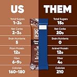 IQBAR Brain and Body Keto Protein Bars - 7 Sampler Keto Bars - Energy Bars - Low Carb Protein Bars - High Fiber Vegan Bars and Low Sugar Meal Replacement Bars - Vegan Snacks