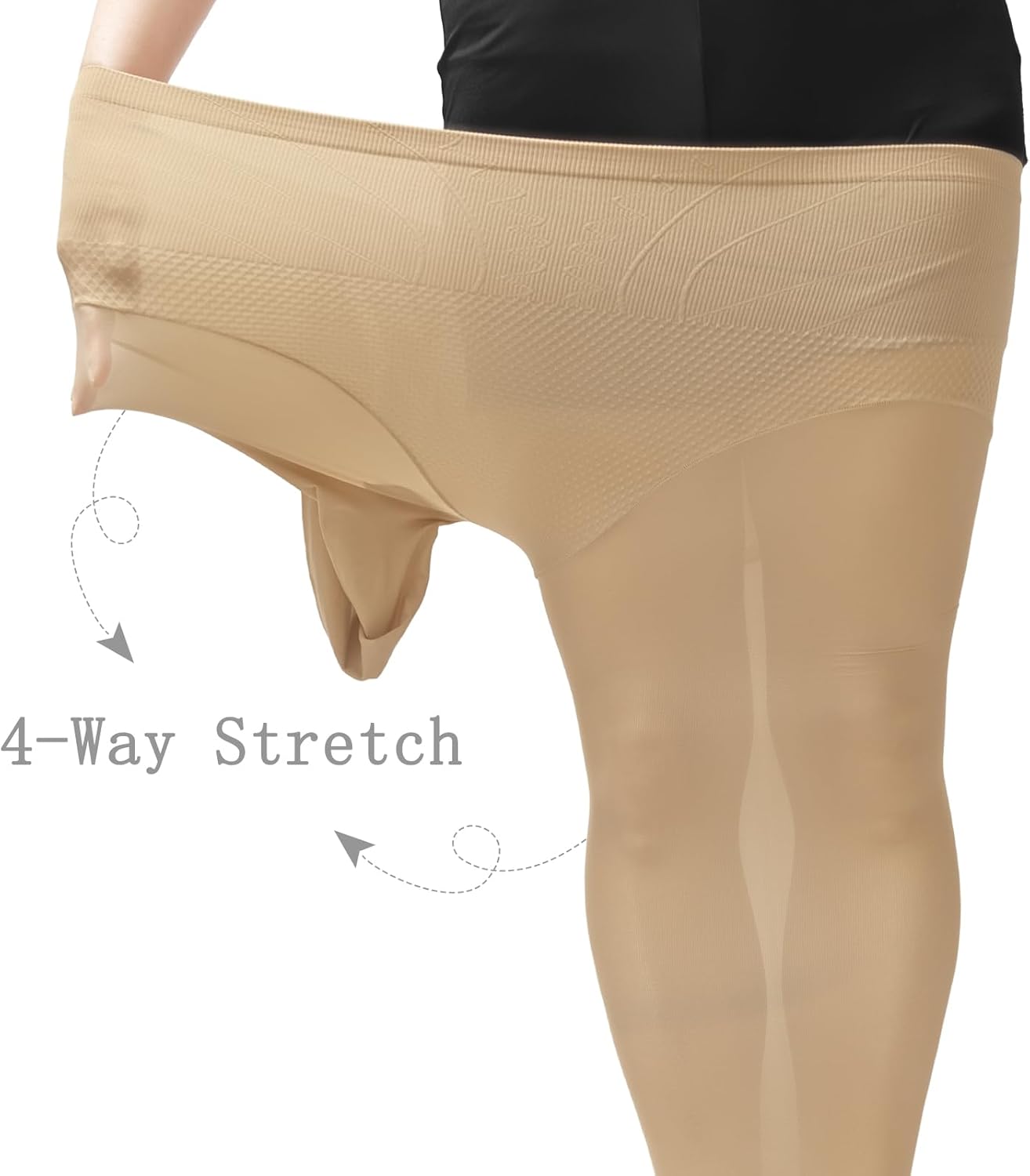 Tights Stirrup Leggings Golf Stocking Four Seasons Tights Plus Size Skin 80D - Image 4