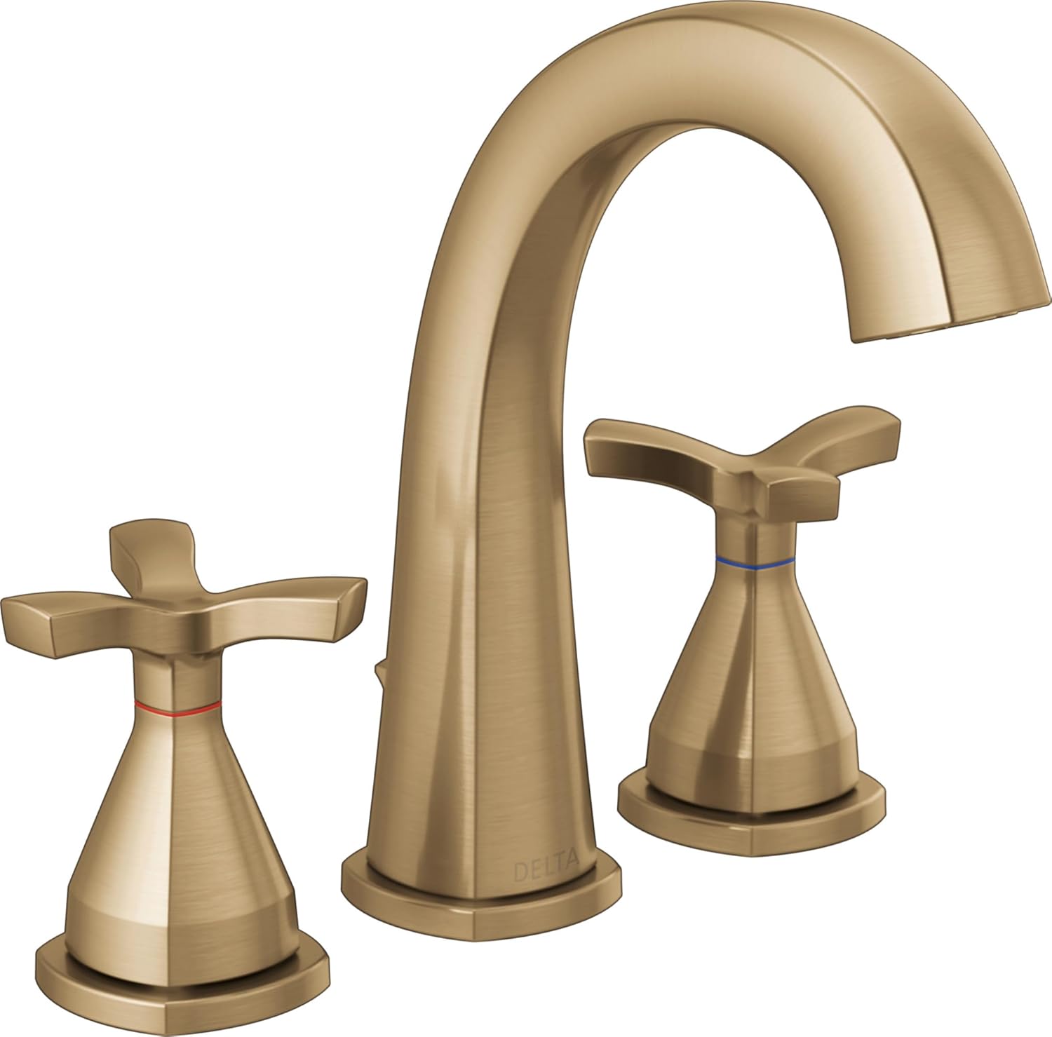 Delta Faucet Stryke Widespread Bathroom Faucet 3 Hole Gold Bathroom Sink Faucet 2 Handle Bathroom Faucet Bath Faucet