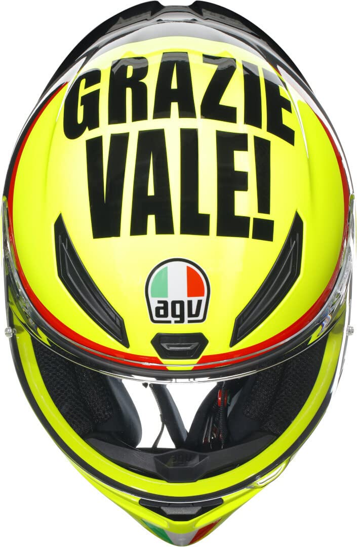 agv k1 grazie vale K-1 S Helmet, Yellow/Black, L (59/60) Automotive Color:Titanium Black Suede suitable for a range tennis-bags Dark Matter Psychedelic Casting