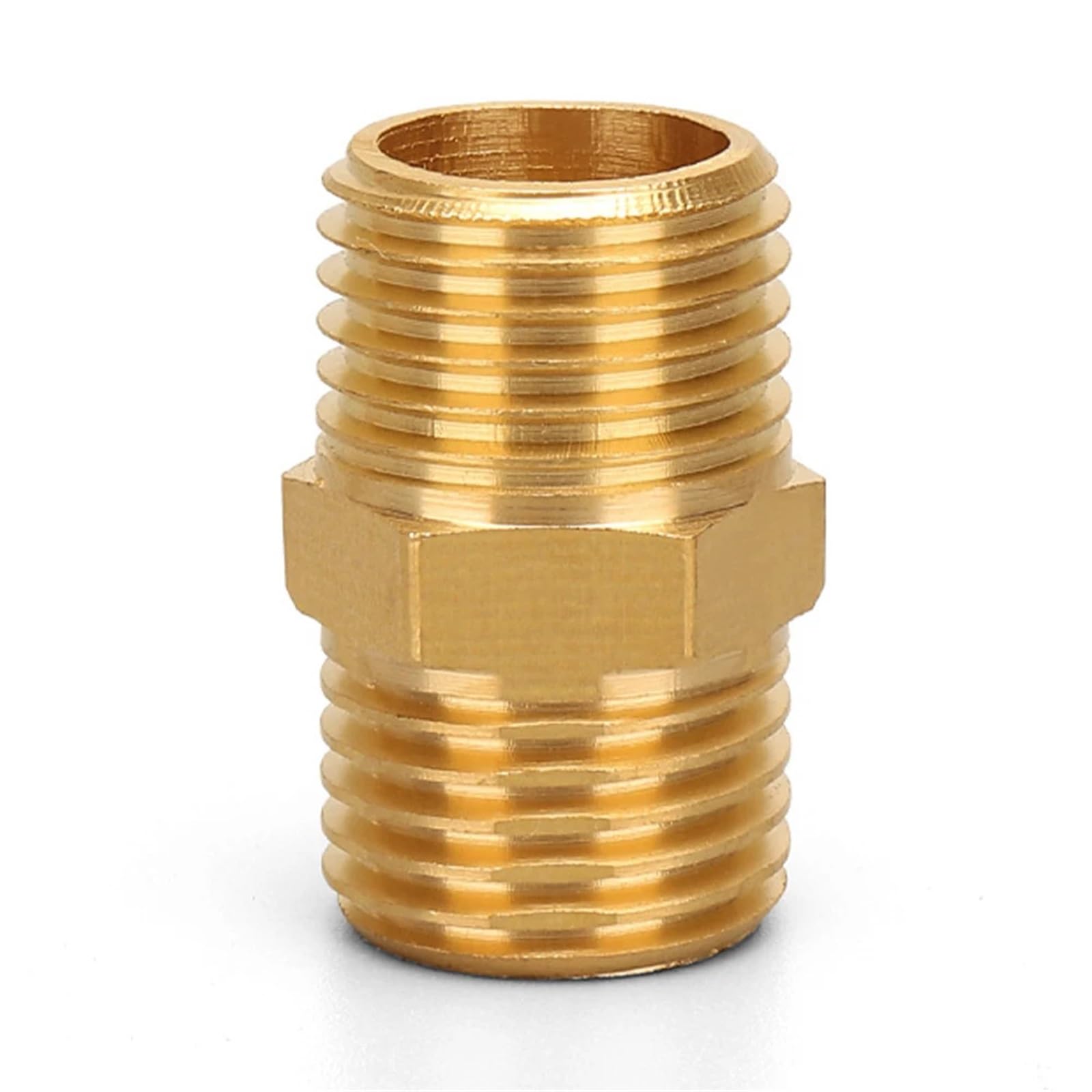 Conector de manguera de latón de conexión rápida, rosca macho 1/8" 1/4" 3/8" 1/2" 3/4" 1" BSP racor racor racor agua y aire (KDH-02)