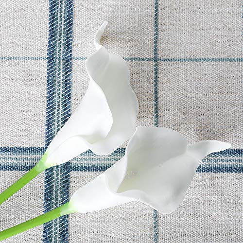 Duhouse 20Pcs Artificial Calla Lily Flower Real Touch Latex Flowers For Diy Wedding Bouquet Party Home Decor thumb #3