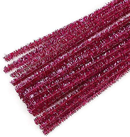 Factory Direct Craft Royal Blue Metallic Tinsel Pipe Cleaners | 150 Pieces