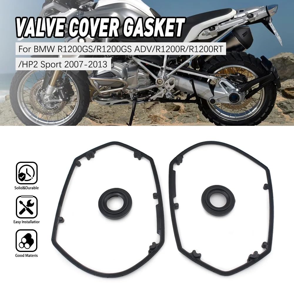 Juego completo de juntas motor Compatible con Bmw Serie R HP2 HP2 Sport R1200 R1200GS ADV R1200R R1200RT junta protectora de embrague de cárter de cilindro Juego Juntas Motor