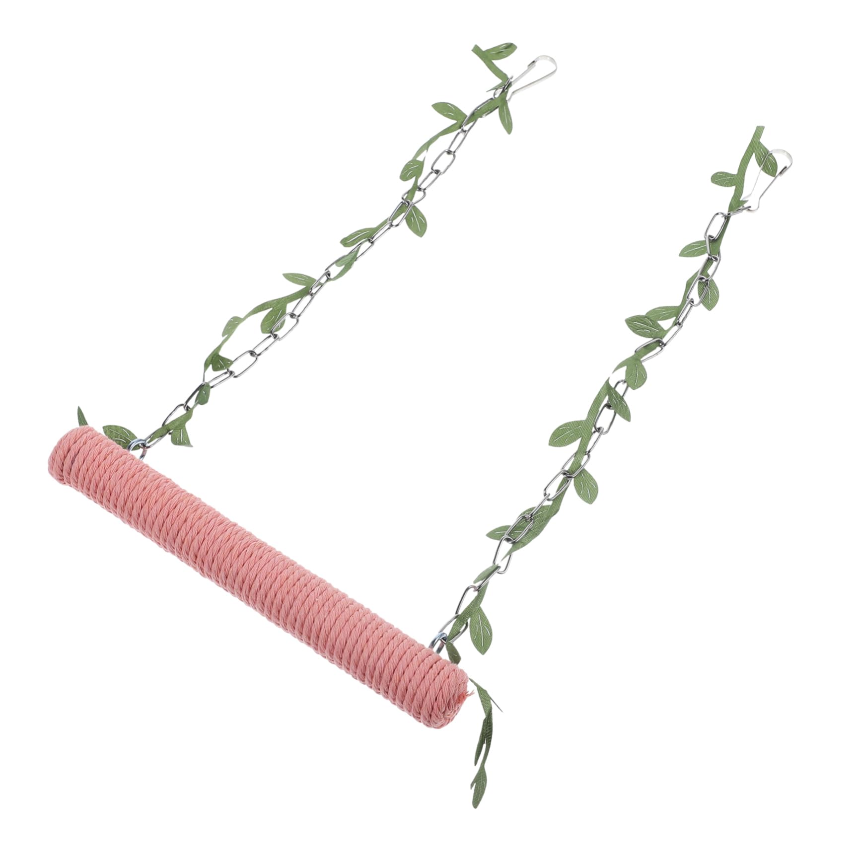 BESPORTBLE 5pezzi Giocattolo Da Gioco Per Uccelli Legno Altalena Decorativa Per Pappagalli e Parrocchetti Con Funzione Di Riposo e Allenamento Accessorio Per Gabbie Di Uccelli Design