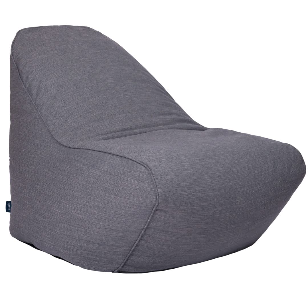 Loft 25 – Pouf en sac de haricots pour salon | Poufs en sac de haricots pour adultes | Canapé-lit en sac de haricots doux et confortable | Support dorsal ergonomique léger | Durable et confortable