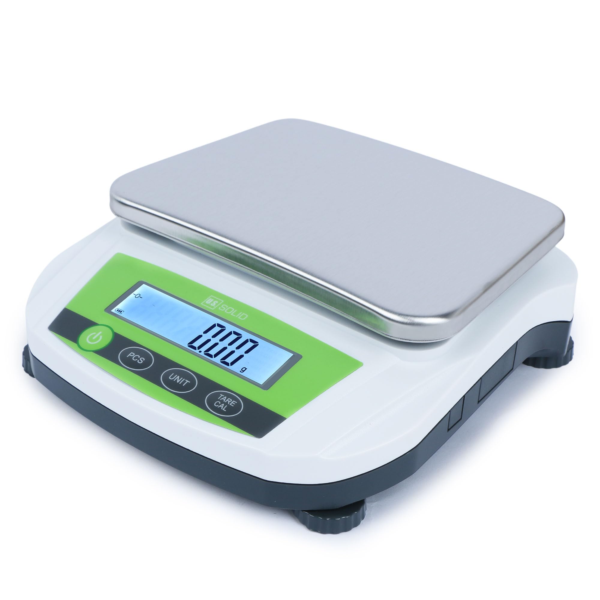 U.S. Solid Bilancia di precisione 5000 g/11 lb x 0,01 g – Bilancia analitica digitale da laboratorio per gioielli da cucina scientifica