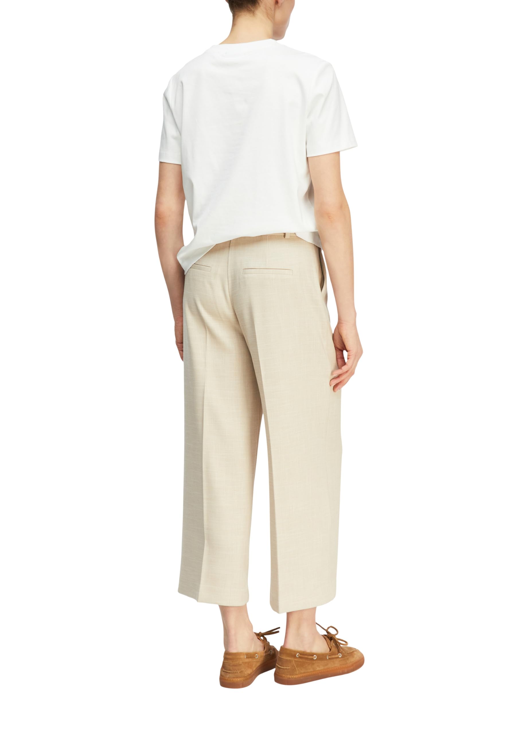 Comma Strukturierte Culotte mit Eingrifftaschen