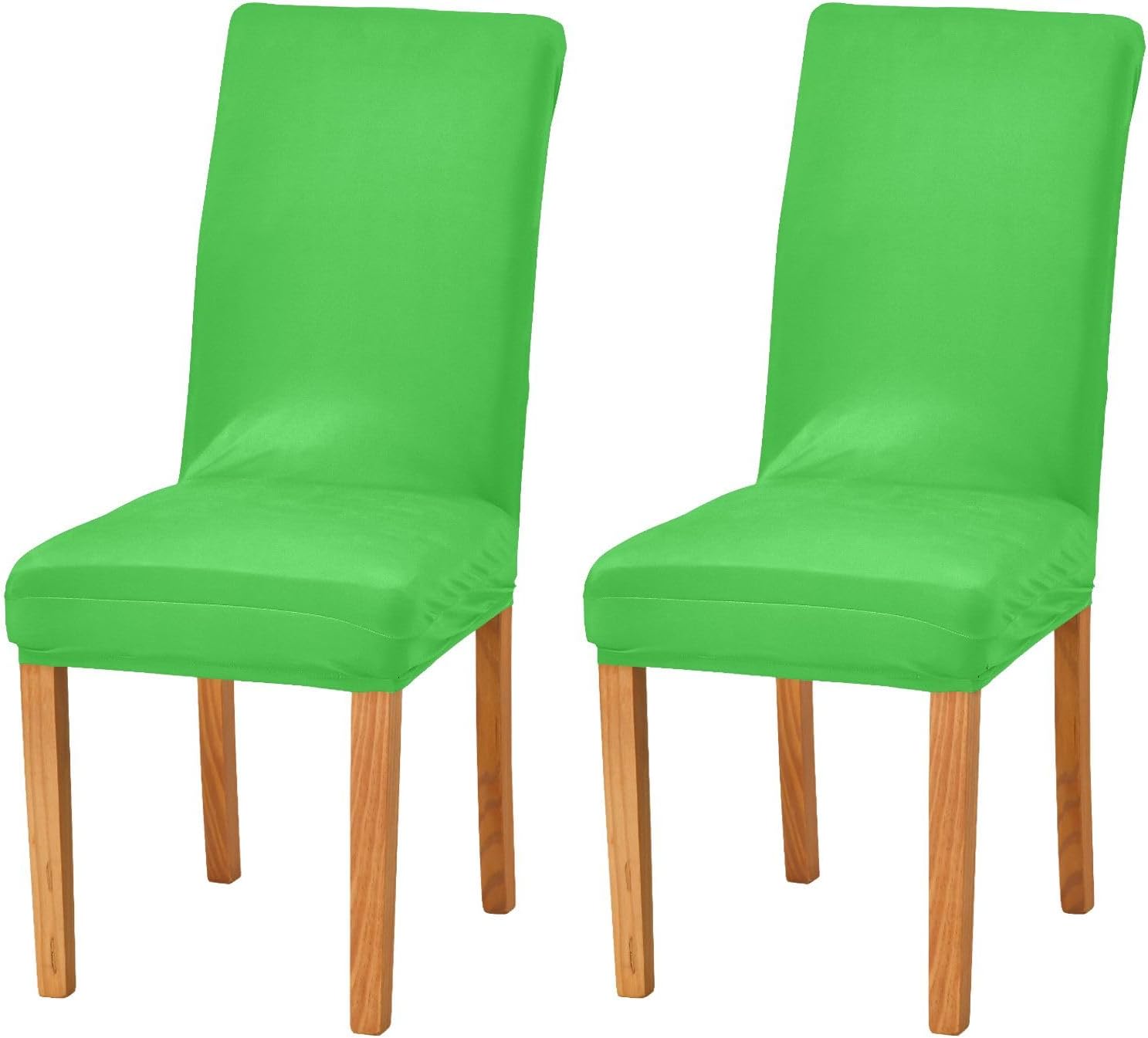ODAWA Chair Cover Ivy Green Dining Chair Covers Set of 2 Dining Chair Slipcovers for Home, Hotel