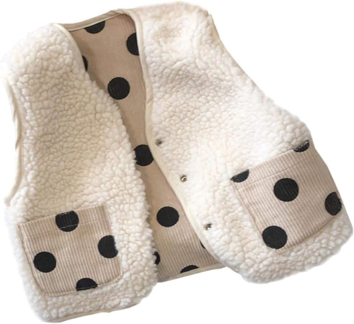 [Oceanight] ベビー ベスト ウォーム 秋冬 暖かい アウター 通園 通学 ベビー服 男の子 女の子厚手 ボア ジャケット