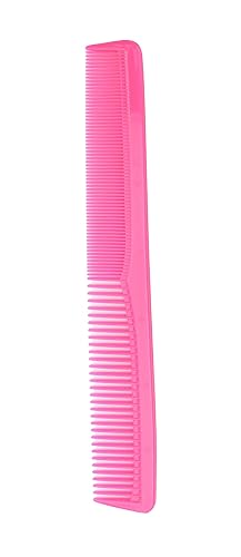 Miniatura 4 de Krest Cleopatra 7inch todo propósito peluquería Peine de corte parte trasera plana Styler peine numeradas ruler color Neon rosa Paquete de 6