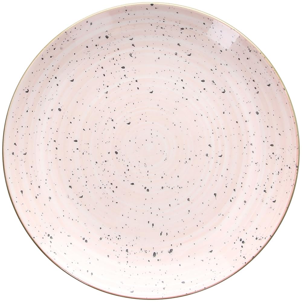 Tognana Pepper Bamboo, Service de vaisselle 18 pièces pour 6 personnes, Porcelaine, Rose