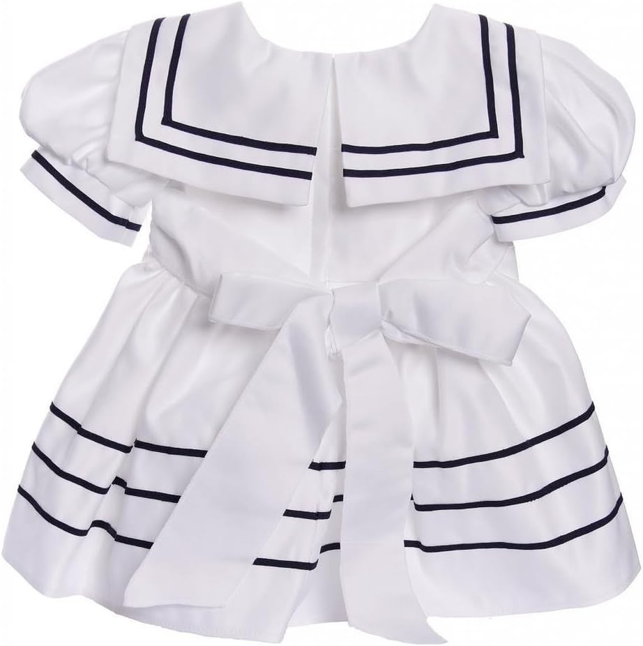 iGirlDress Baby Toddler Girls Nautical Sailor Dress with Hat Infant-4T