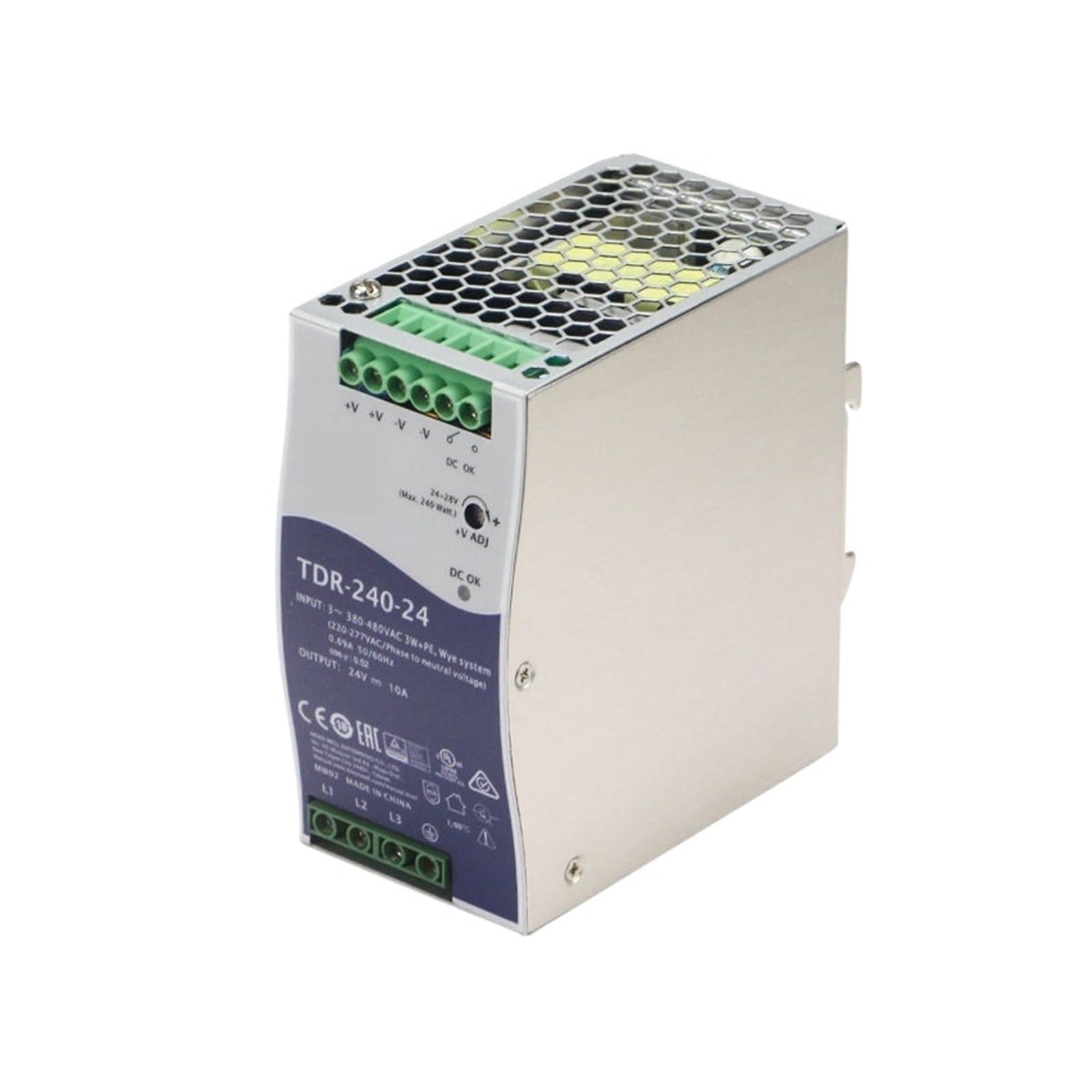 JJKKOZVQF TDR-240-24V 10A 240W Power Supply