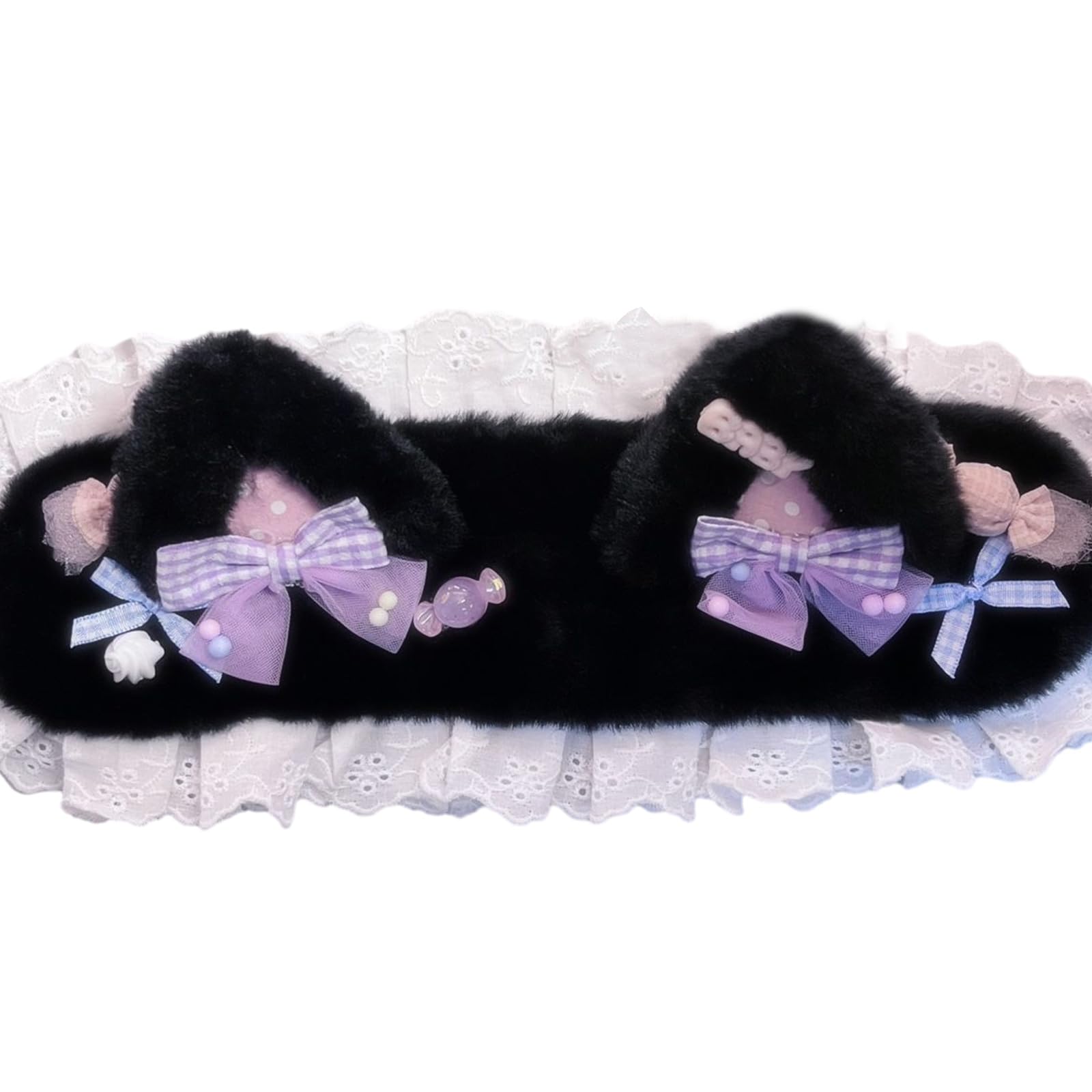 Plush Cat Ear Headband Cosplay Costume Hairhoop Party Props Headpiece Con Headdress Girls Animation Accessories