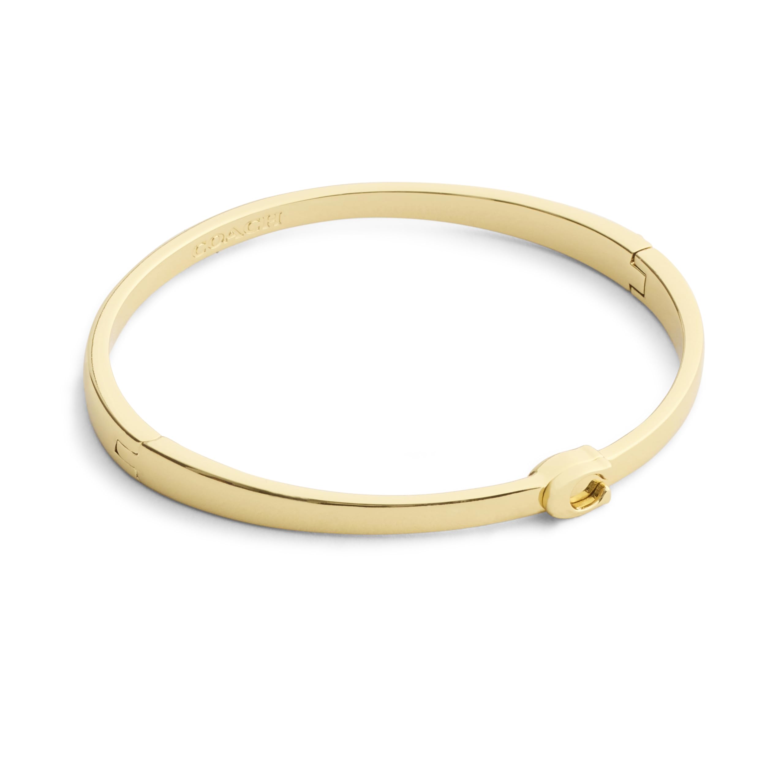 COACH Jewelry Women's Signature C Bangle Bracelet