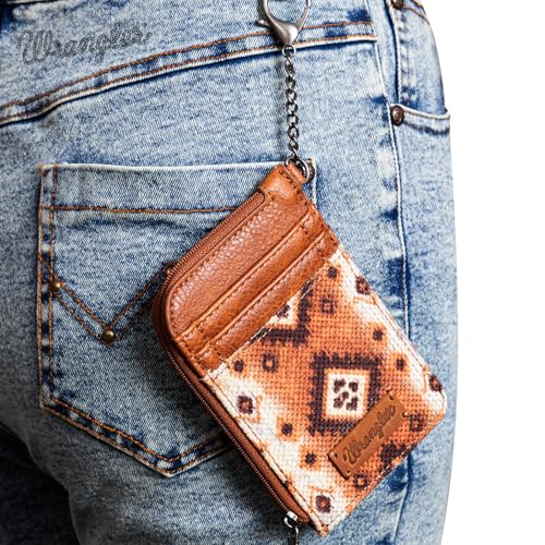 Image of Wrangler Western Card Wallet for Women Aztec Credit Card Holder for Women