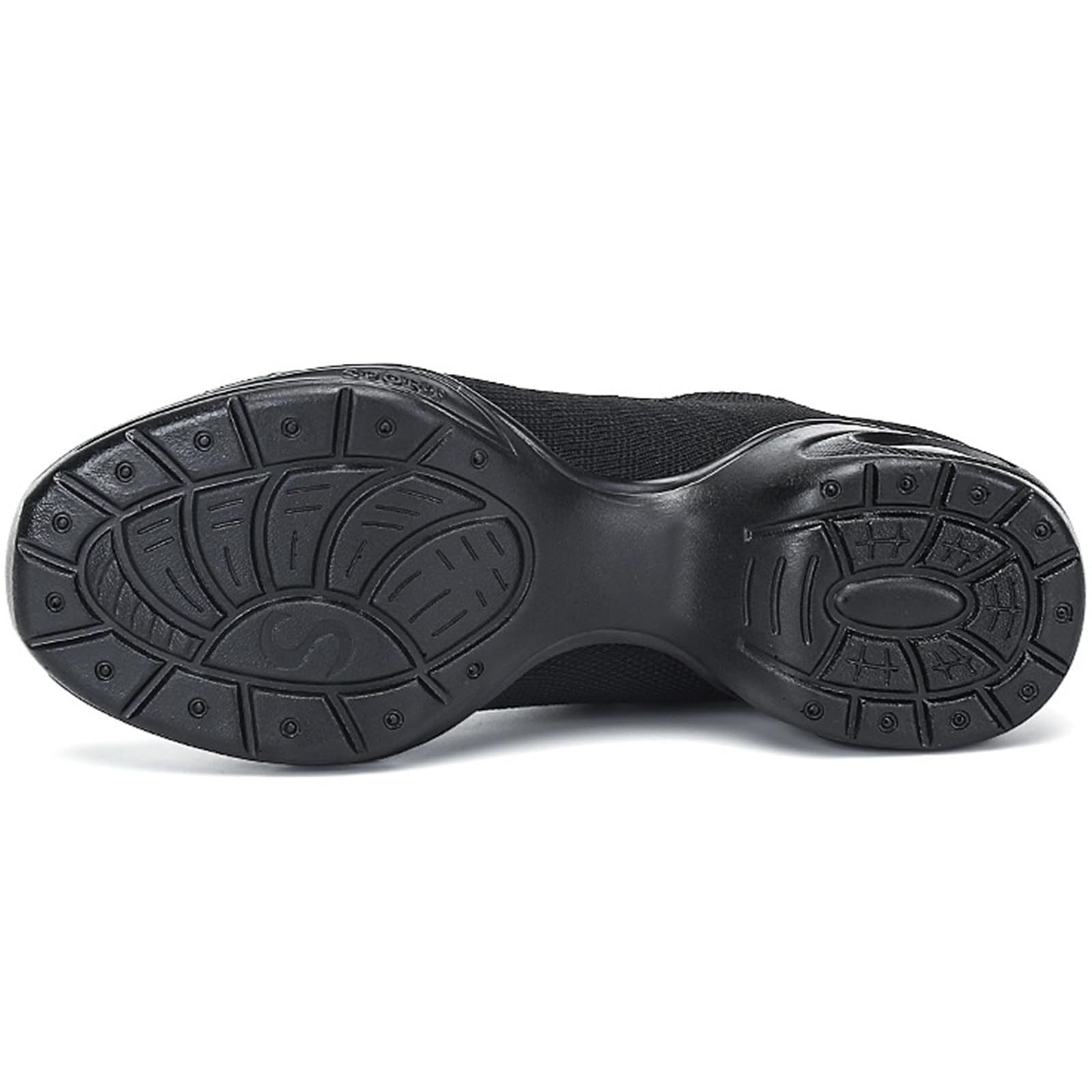 Chaussures de Danse Modern Jazz Femme, Baskets de Danse Semelles Divisée pour Fitness Gym Danse Hip Hop