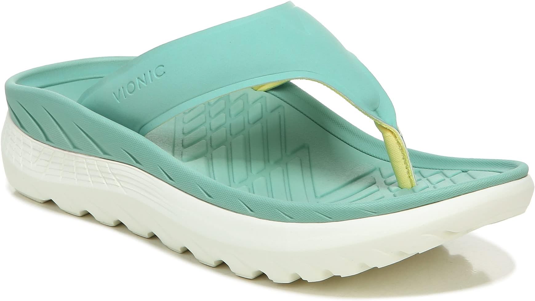 Vionic All Gender Blissful Restore Recovery Sandal- Supportive Toe-Post Flip Flops That Include Three-Zone Comfort with Orthotic Insole Arch Support,Recovery Sandals for Women and Men