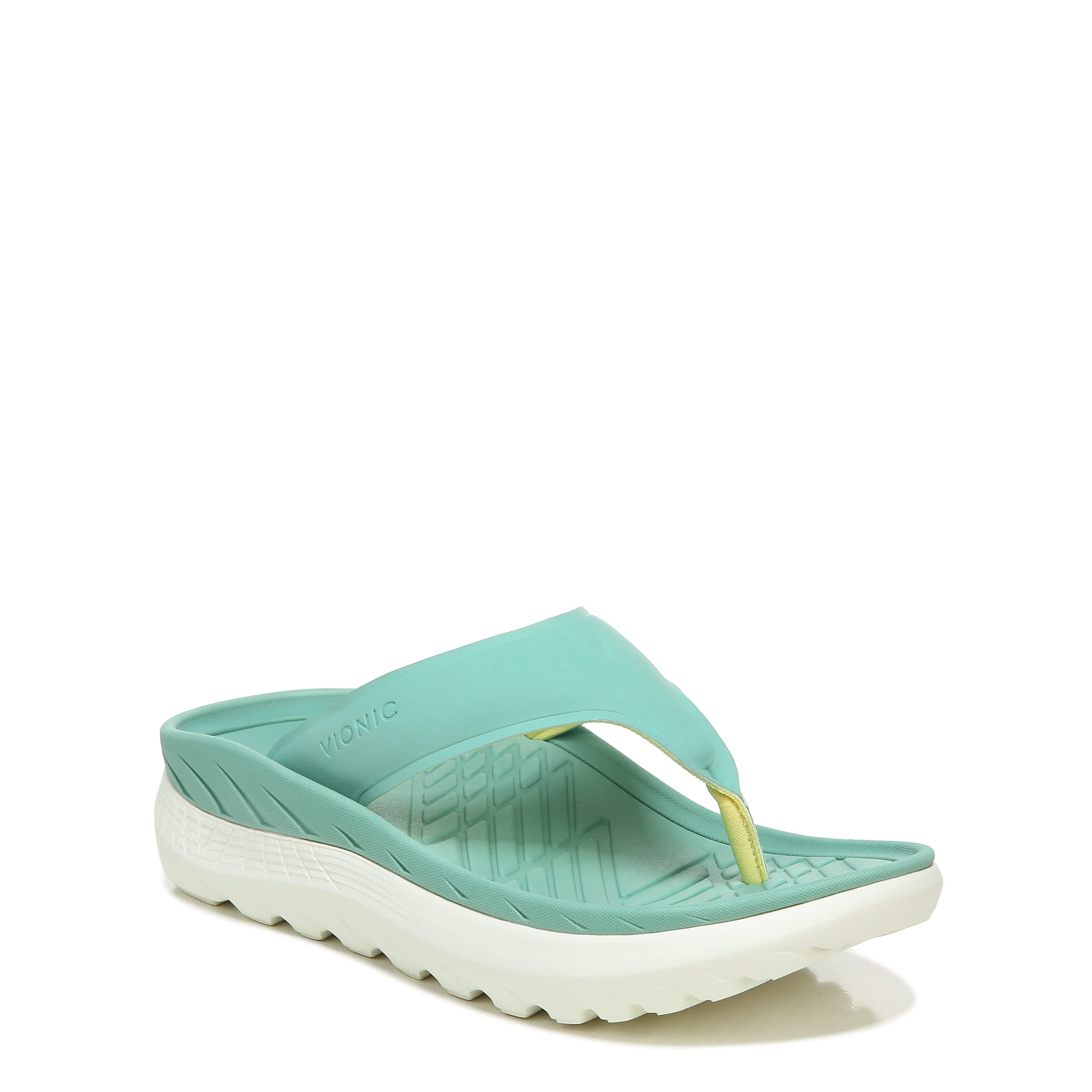 Vionic All Gender Blissful Restore Recovery Sandal- Supportive Toe-Post Flip Flops That Include Three-Zone Comfort with Orthotic Insole Arch Support,Recovery Sandals for Women and Men