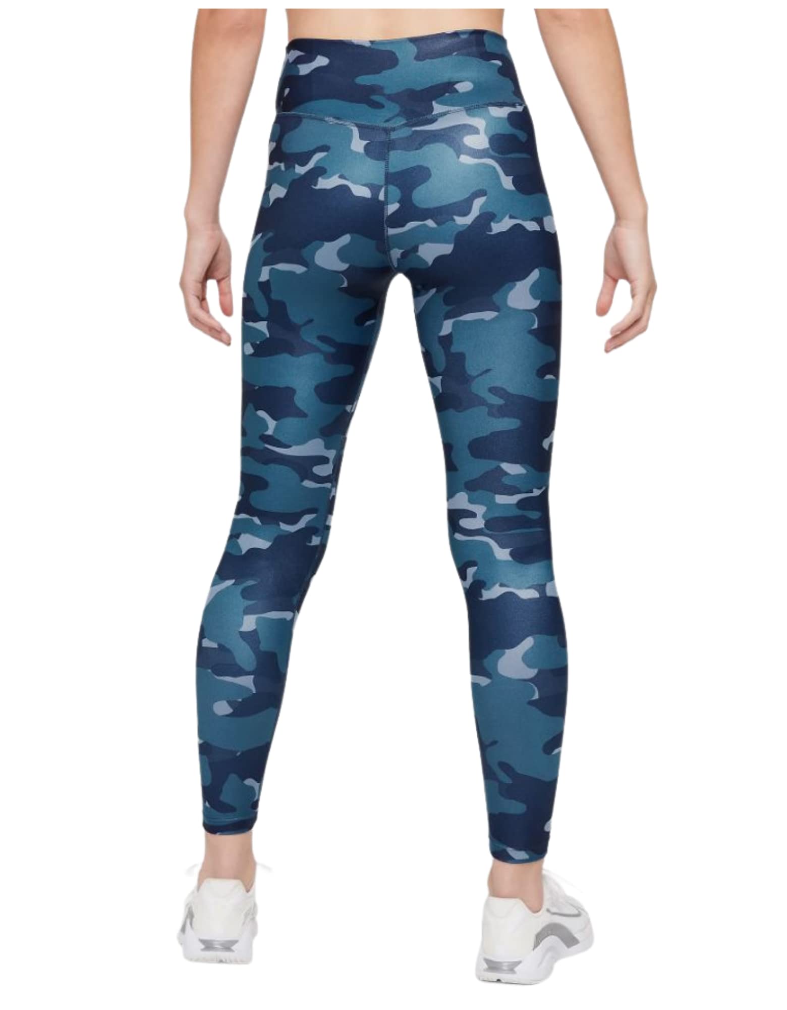 NIKE W NK ONE DF CAMO MR TGT - Leginsy Kobiety