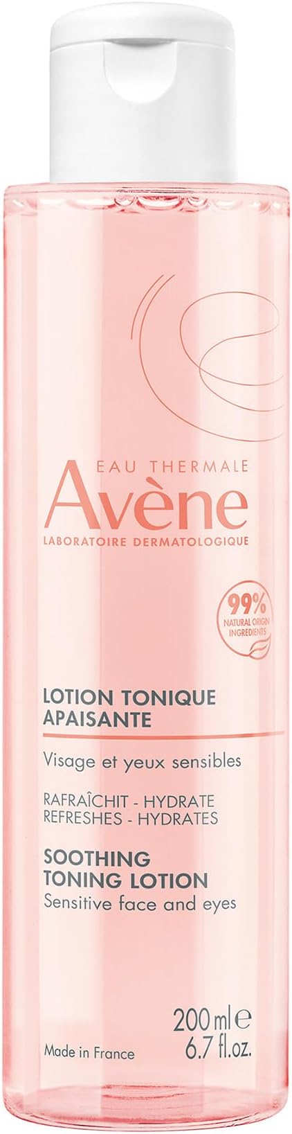 Avène Soothing Toning Lotion 200ml for Sensitive Skin, Soothing Toner, Gentle Toner, Refresh Skin
