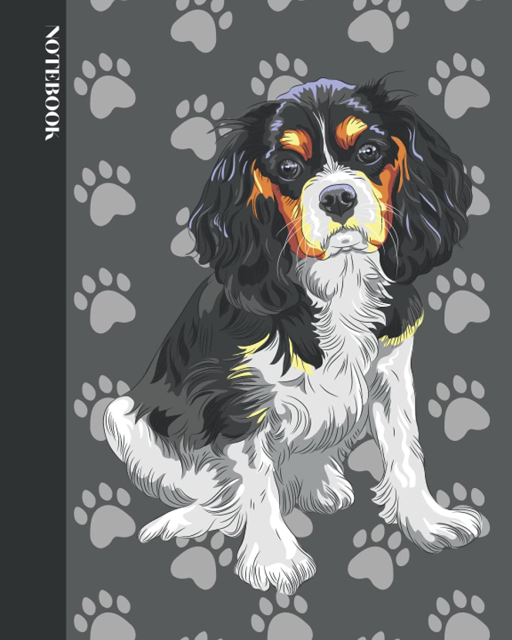 King Charles Spaniel Notebook: College Ruled Journal Gift For Dog Lovers