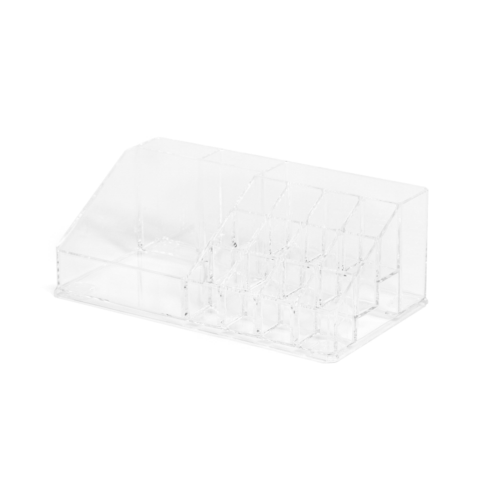Compactor Multi-Compartment Makeup Organizer, Transparent